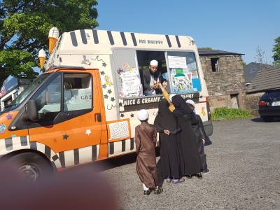 Madrasah Zeenatul Quran Ice-Cream treats for the Students